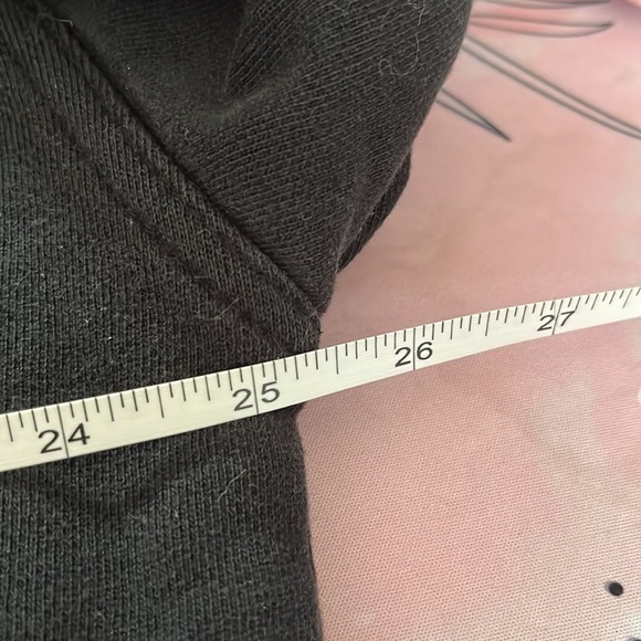 Coyote Ugly black zip front hoodie long sleeves extra large 100% cotton - Picture 6 of 9